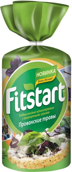 Хлебцы «Мистраль» Fitstart рисовые Прованские травы, 90 г
