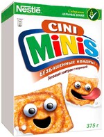 Завтрак готовый Nestle Cini Minis Безбашенные квадры с корицей 0,375кг