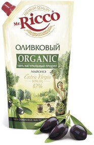 Майонез Mr.Ricco Organic оливковый 67% 800 мл