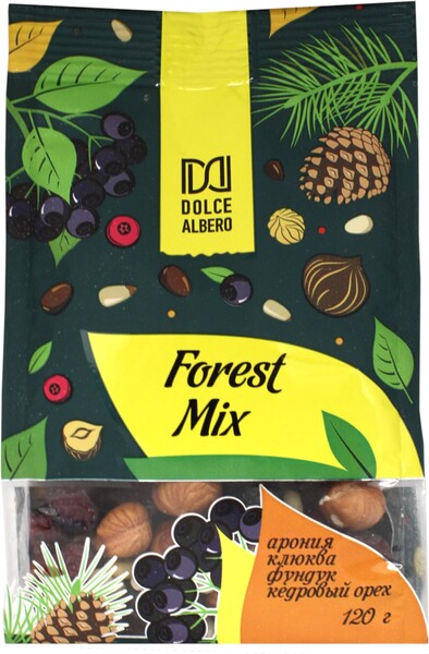 Смесь ягодно-ореховая DOLCE ALBERO Forest mix, 120г Россия, 120 г