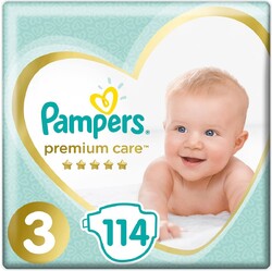 Подгузники Pampers Premium Care Midi 3 (6-10 кг, 114 штук)