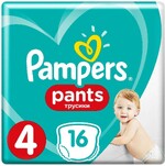 Подгузники-трусики Pampers Pants размер 4 (9-14 кг), 16 шт