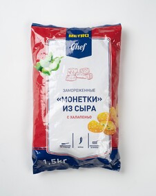 Сырные монетки с халапеньо METRO CHEF 1,5 кг X 1 штука