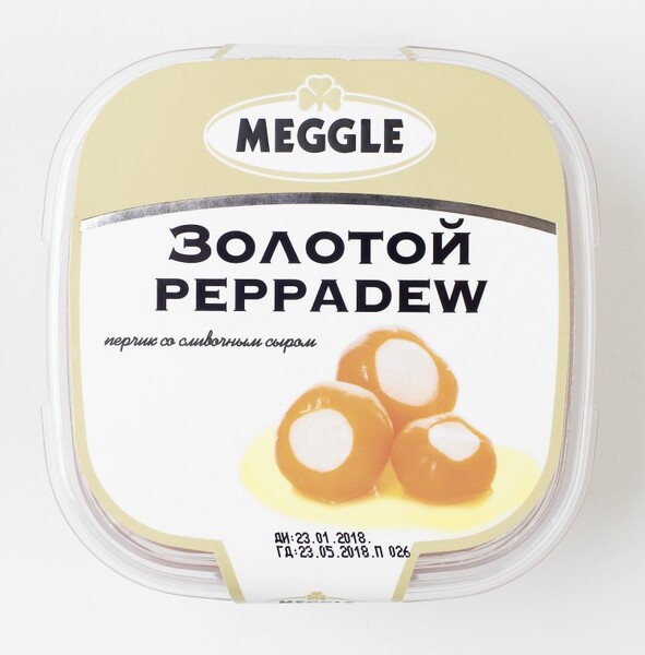 Золотой перчик Meggle PEPPADEW со сливочным сыром, 210г