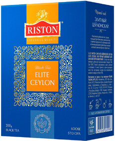 Чай черный Riston elite ceylon, 200 гр., картон