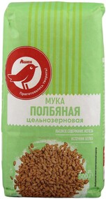 Мука полбяная АШАН Красная птица, 500 г