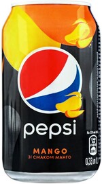 Напиток Pepsi-Cola Mango б/алк газ 0,33л ж/б