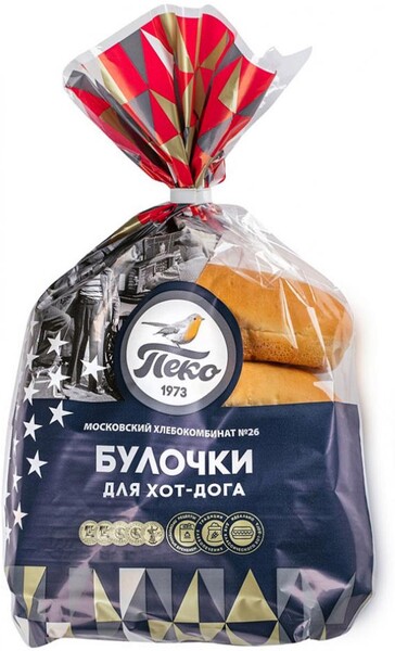 Булочки для хот-дога «ПЕКО», 300 г