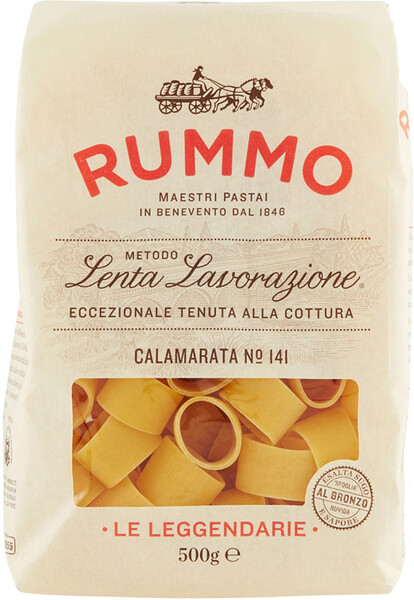 Макароны паста итальянские Rummo особые КАЛАМАРАТА 141, бум.пакет, 500 гр.