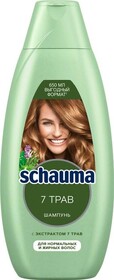 Шампунь для волос Schauma 7 Трав Свежесть и объём для нормальных и жирных волос, 650 мл
