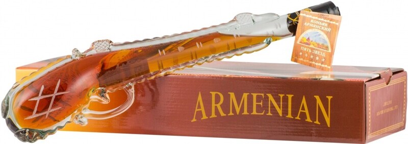 Коньяк армянский «Пистолет 5-летний», 0.187 л
