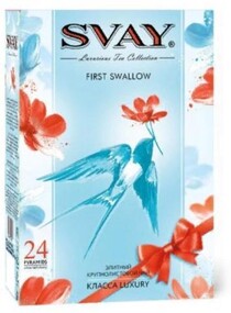 Чай Svay first swallow ассорти 24 пирамидки, 60 гр., картон