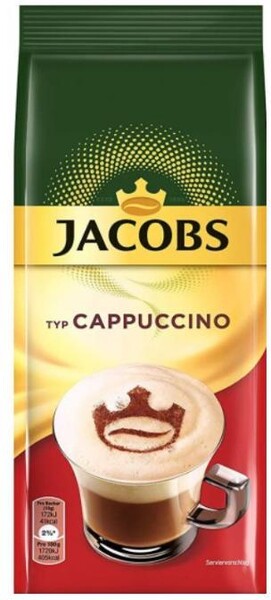 Напиток кофейный Jacobs Cappuccino 400 гр., флоу-пак