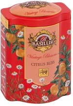Чай черный Basilur Цитрус Блисс 100 гр., ж/б
