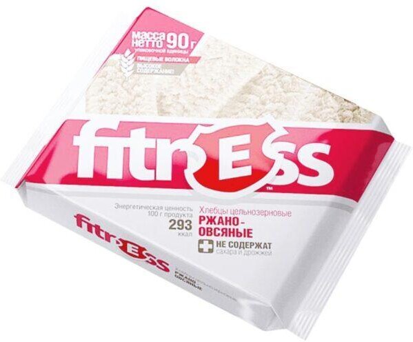 Хлебцы хрустящие 100% ржано-овсяные Елизавета 90 гр., флоу-пак