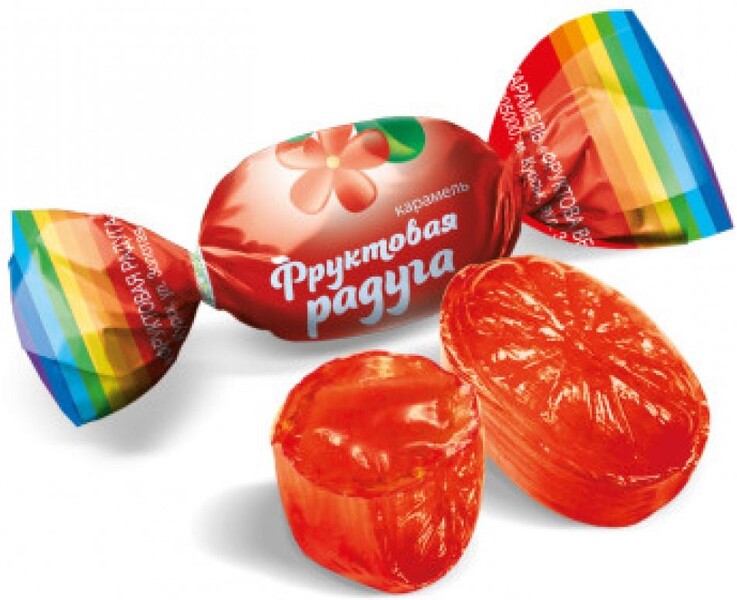 Карамель Конти Фруктовая радуга, 1.00кг