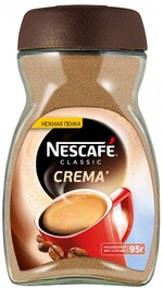 Кофе Nescafe Classic Crema растворимый 95г