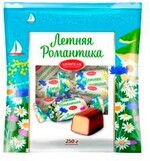 Конфеты Азовская КФ летняя романтика помадные глазированные, 250 гр., флоу-пак