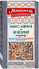 Гарнир Националь микс киноа и чечевица, 250 г