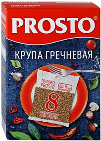 Крупа Prosto гречневая, 8*62,5г