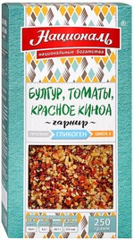 Гарнир Националь булгур томаты и красное киноа, 250 г