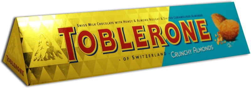 Шоколад Toblerone Молочный с хрустящим миндалем
