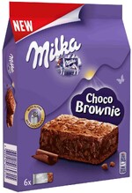 Бисквит  Choco Brownie, Milka, 150 гр., флоу-пак