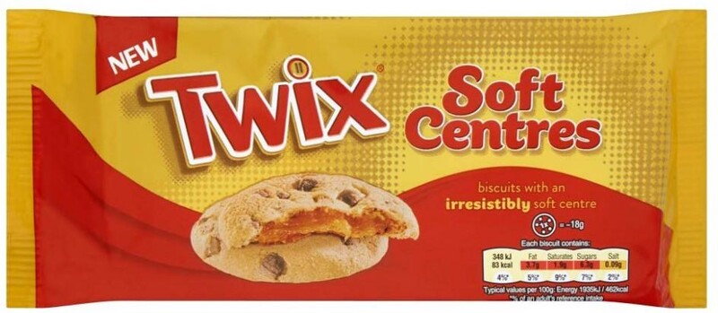 Печенье Soft Centres, Twix, 144 гр., флоу-пак