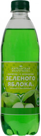 Напиток сильногазированный Карельская жемчужина Зеленое яблоко, 0.50л