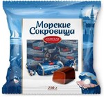 Конфеты Азовская морские сокровища помадные глазированные, 250 гр., флоу-пак