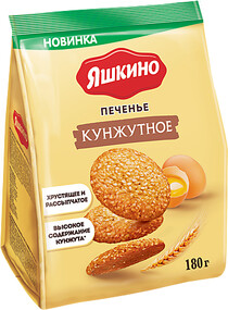 Печенье «Яшкино» кунжутное, 180 г