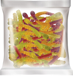 КрутФрут, мармелад жевательный со вкусами кола-лайм, вишня-маракуйя, апельсин-черная смородина 0.5кг