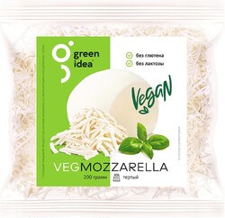 Сыр растительный Green Idea Моцарелла тертый 24% 200 г