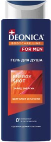Гель для душа Deonica For men Energy Shot, 250 мл