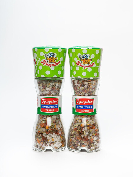 Приправа французские травы, мельница, Приправыч, 63 гр., стекло