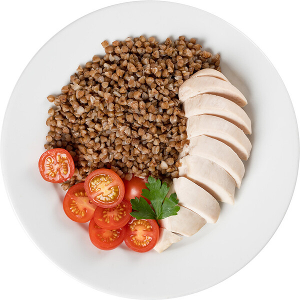 Филе куриное отварное с гречкой и черри, «Считаем калории», 270 г, Россия