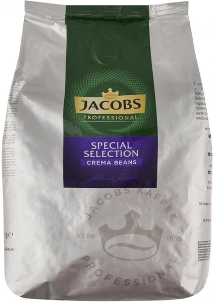 Кофе Jacobs Special Selection жареный в зернах 1 кг