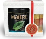 Набор Maitre зеленый чай наполеон и конфеты golden dessert, 144 гр., картон