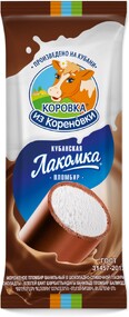 Мор. пломбир мдж 15% Кубанская Лакомка в шок.-слив. глазури 90 гр.