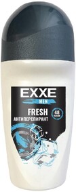 Дезодорант-антиперспирант ролик EXXE men fresh для тела мужской Ледяная свежесть 50 мл., пластик