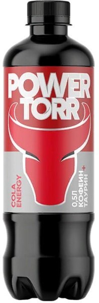 Напиток энергетический Power Torr metall cola energy 500 мл., ПЭТ
