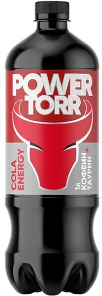 Напиток энергетический Power Torr metall cola energy 1 л., ПЭТ