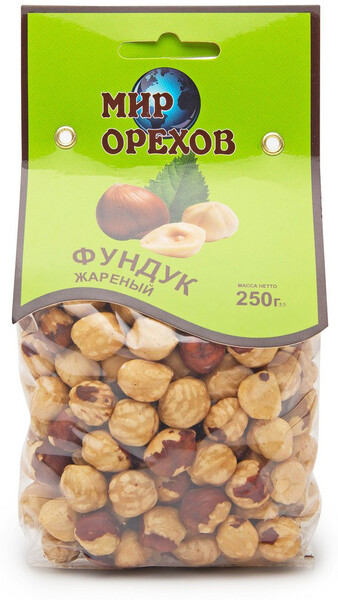 Орехи Мир орехов фундук жареный 250 г Россия
