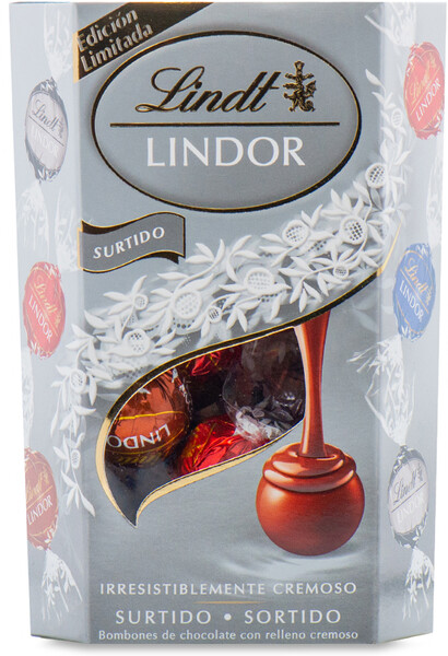 Конфеты Lindt Линдор Серебряный, 0.20кг