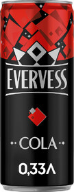 Напиток Эвервесс Кола безалкогольный газированный 0,33л