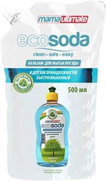 Бальзам для мытья посуды и детских принадлежностей MamaUltimate Ecosoda быстросмываемый, 500 мл