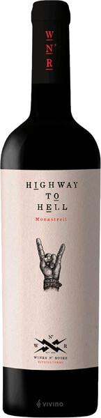 Вино Highway To Hell сортовое ординарное красное сухое, 1,5л