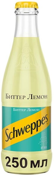 Газированный напиток Schweppes Биттер лимон 0,25 л