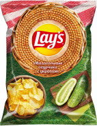 Чипсы Lays Малосольные огурчики с укропом 125 г