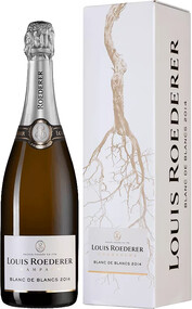 Игристое вино Brut Blanc de Blancs Champagne AOC Louis Roederer (gift box) 0.75 л